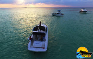 Cancun Boat Special deal, 21' Bayliner good price charter Cancun Boat Rentals